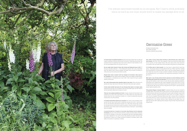 Page 74 - 75: Germaine Greer