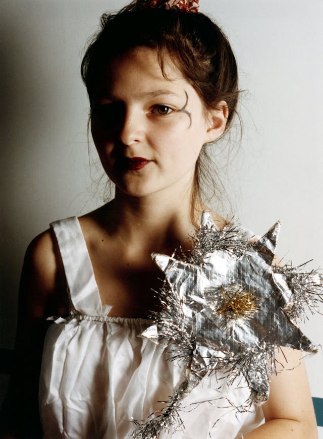 Not in the publication, but included in the exhibition. Katie as a Fairy, School Show, Bath 1992 Entering the Masquerade 199. Katie as a Fairy, School Show, Bath, 1992 Entering the Masquerade 1992.