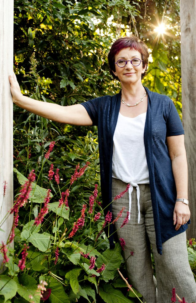 Mandy Haberman at her home in Aldenham, Hertfordshire, UK - September 2012