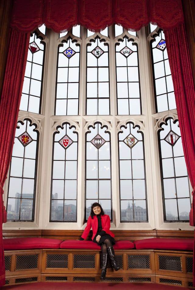 Baroness Haleh Afshar OBE in the House of Lords, London, UK - March 2013